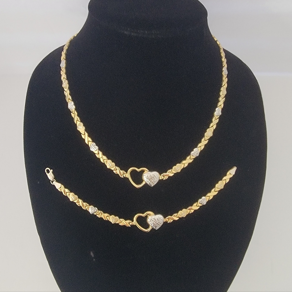 Yaf 925 Sterling Silver Pendant Bracelet And Necklace Set - Picture 2 of 13